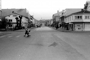 Bilde av Jernbanealleen fra Torget til Jernbanestasjonen